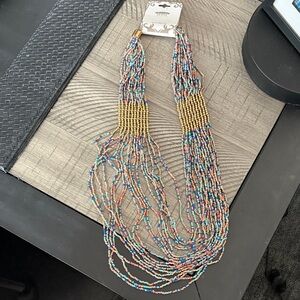 Icon Collection Seed Bead Layered Necklace